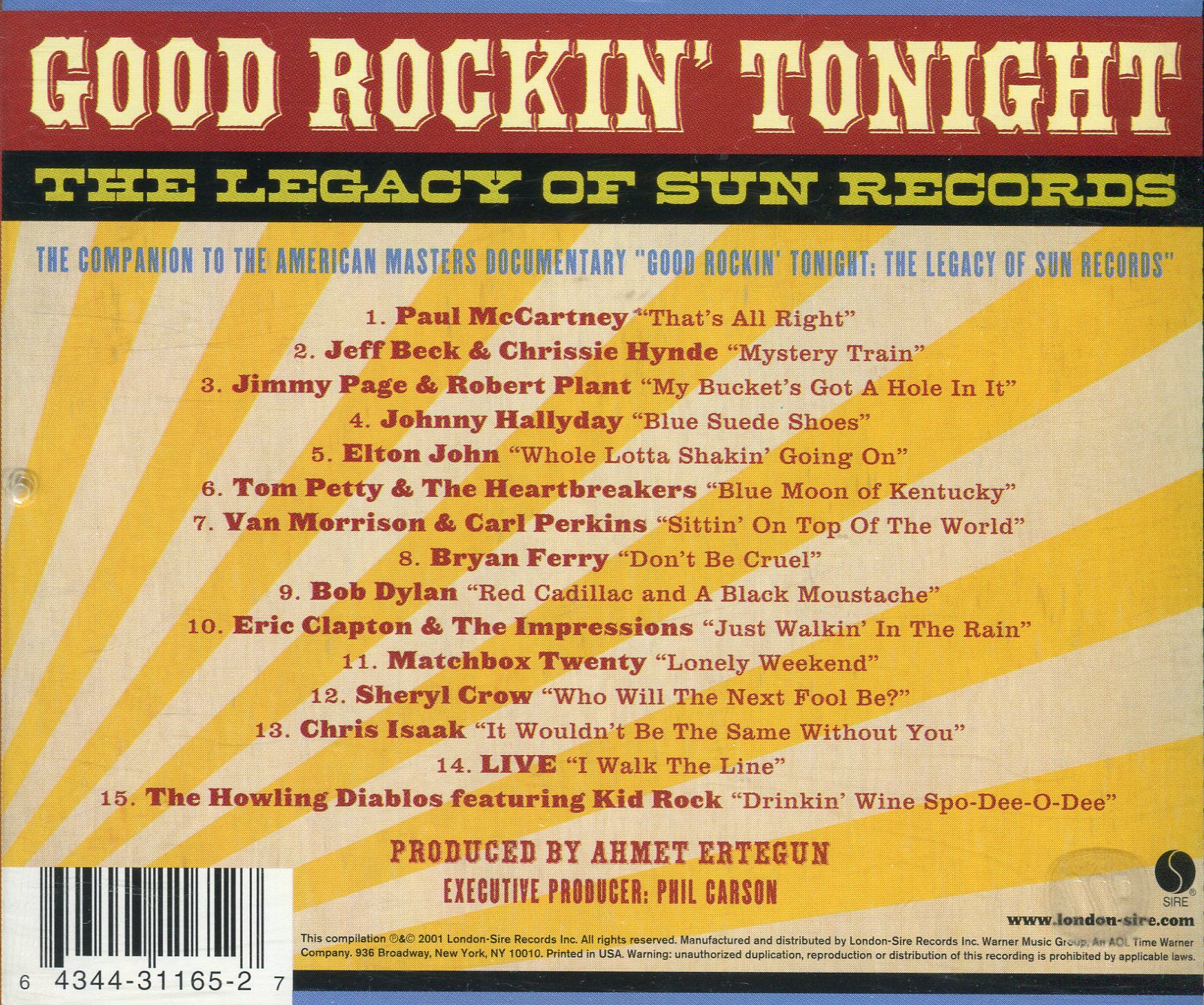 Good Rockin' Tonight - The Legacy of Sun Records (compilation CD)